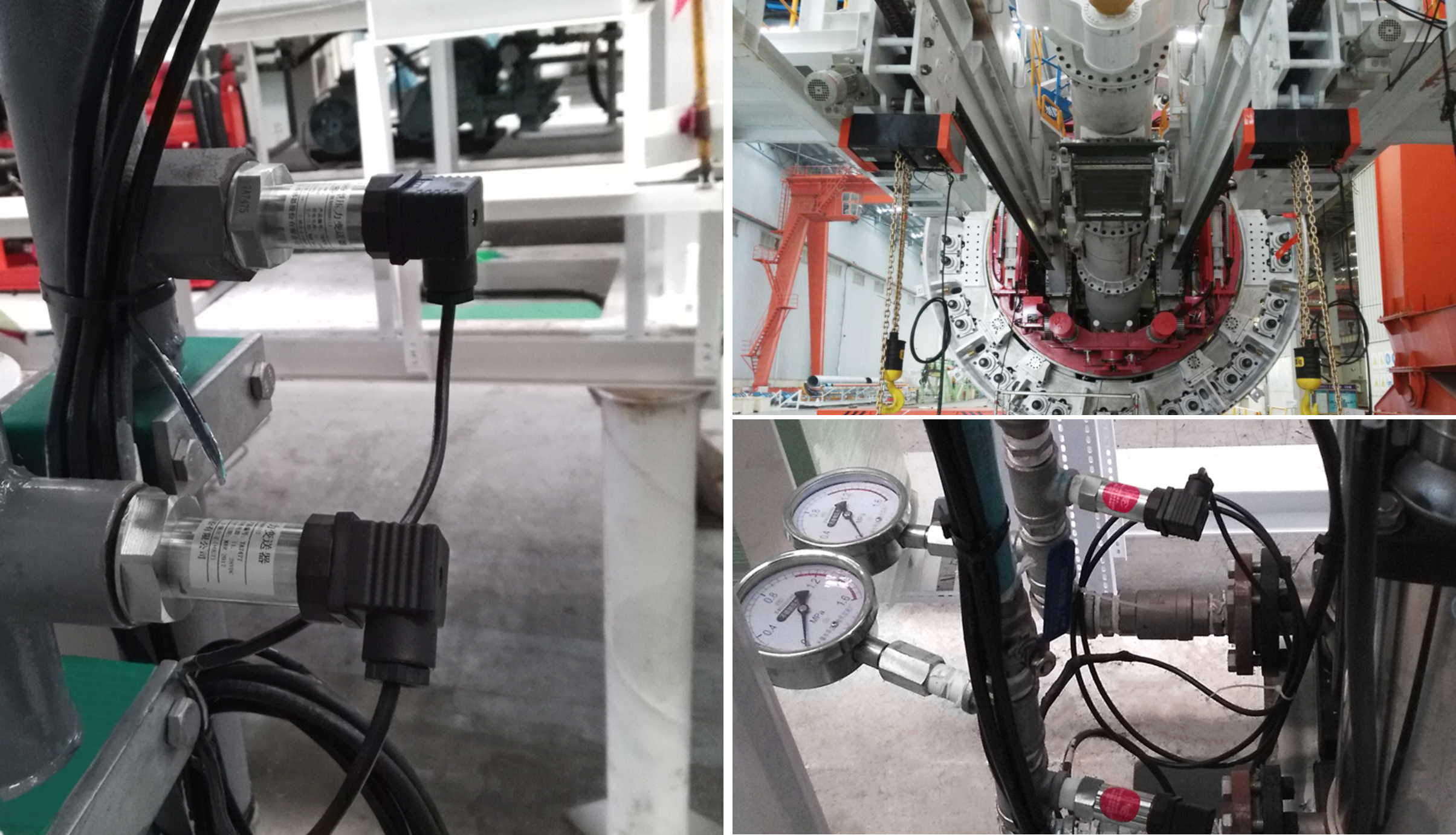 盾構(gòu)機(jī)壓力變送器 | 水箱測量壓力變送器 | 泡沫測量壓力變送器器 | 泥漿測量壓力變送器 | 油脂測量 | 泥漿測量電磁流量計 | 泡沫系統(tǒng)測量電磁流量計 | 氣體質(zhì)量流量計 | 溫度變送器 | 泥漿測量溫度變送器等